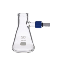 Pyrex Heavy Wall Filter Flask with Side Arm -100ml - Pack of 5